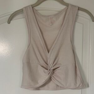 Free People Movement Twist Front Crop Top